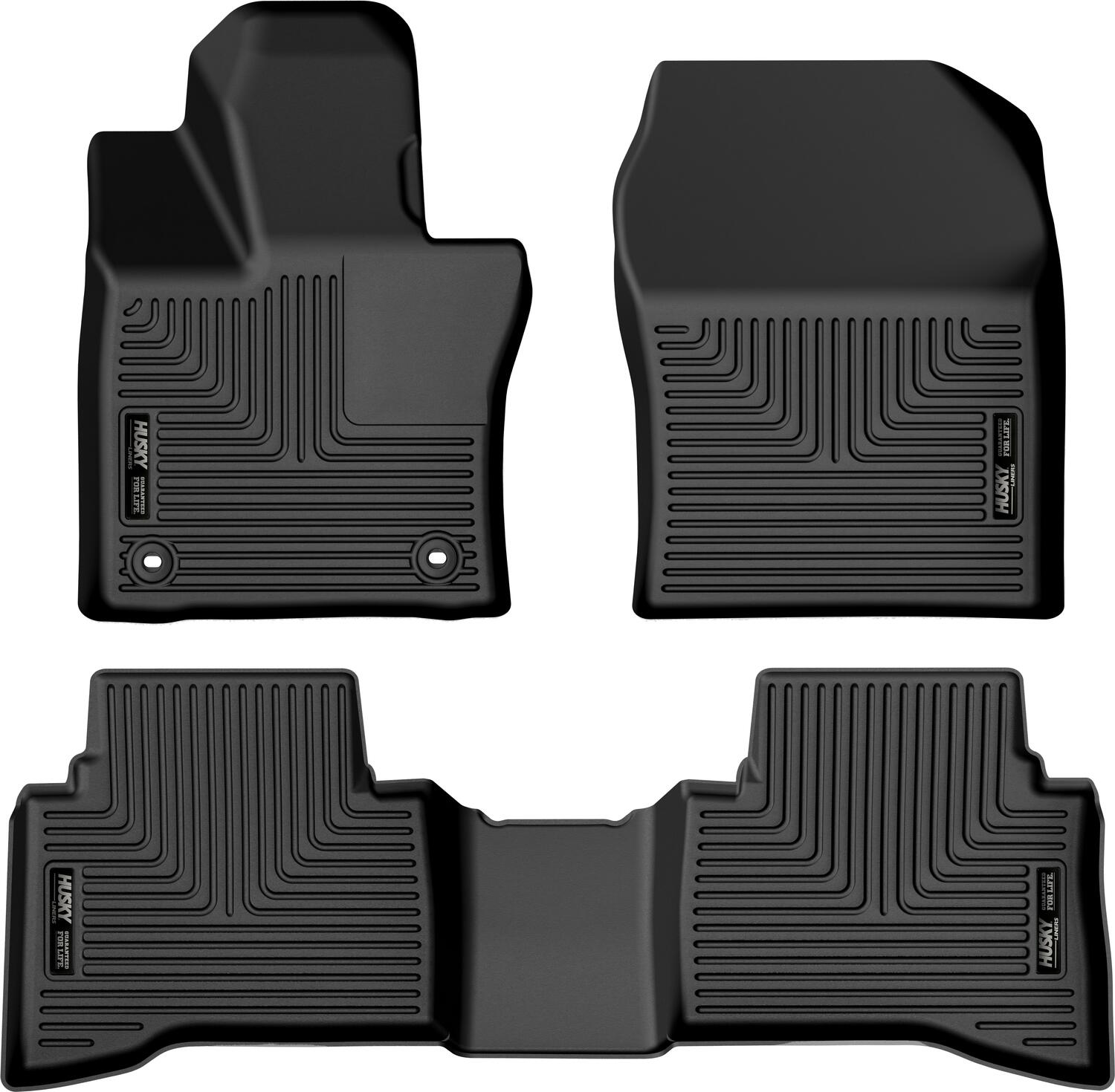 Weatherbeater Front & 2nd Seat Floor Liners For 2023-2025 Prius Husky Liners