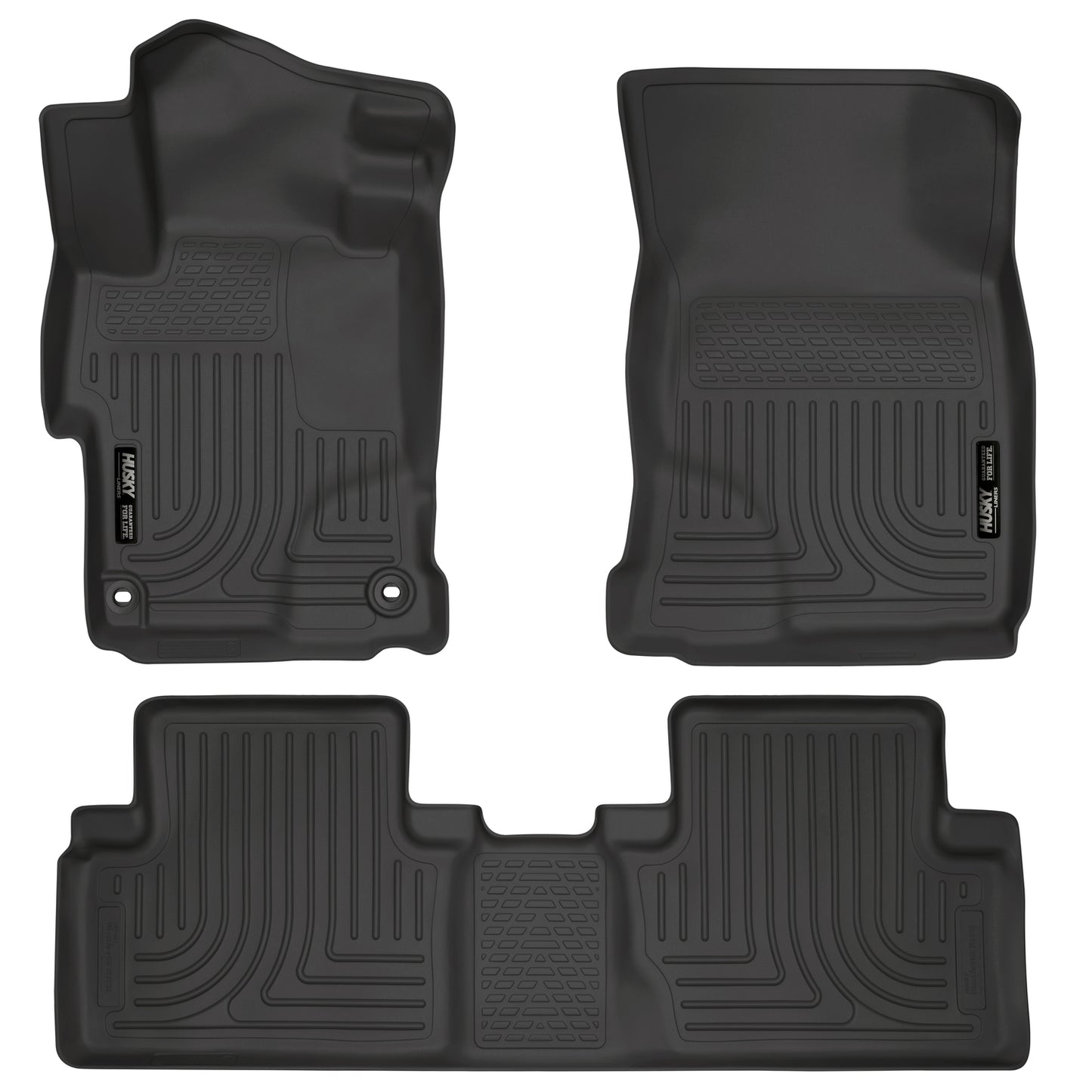 Weatherbeater Front & 2nd Seat Floor Liners For 2014-2015 Civic Husky Liners