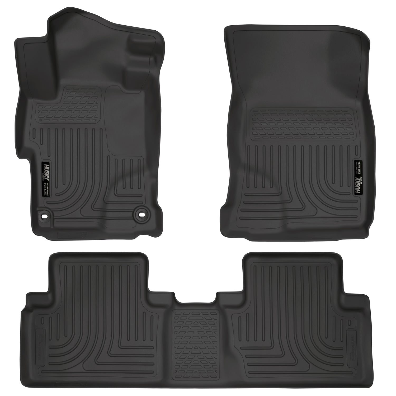 Weatherbeater Front & 2nd Seat Floor Liners For 2014-2015 Civic Husky Liners