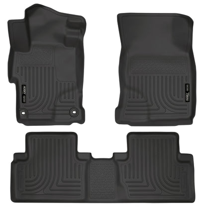 Weatherbeater Front & 2nd Seat Floor Liners For 2014-2015 Civic Husky Liners
