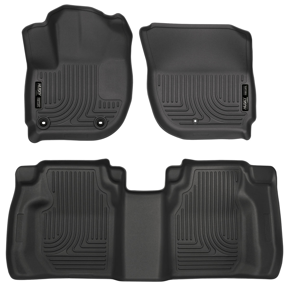 Weatherbeater Front & 2nd Seat Floor Liners For 2015-2020 Fit Husky Liners