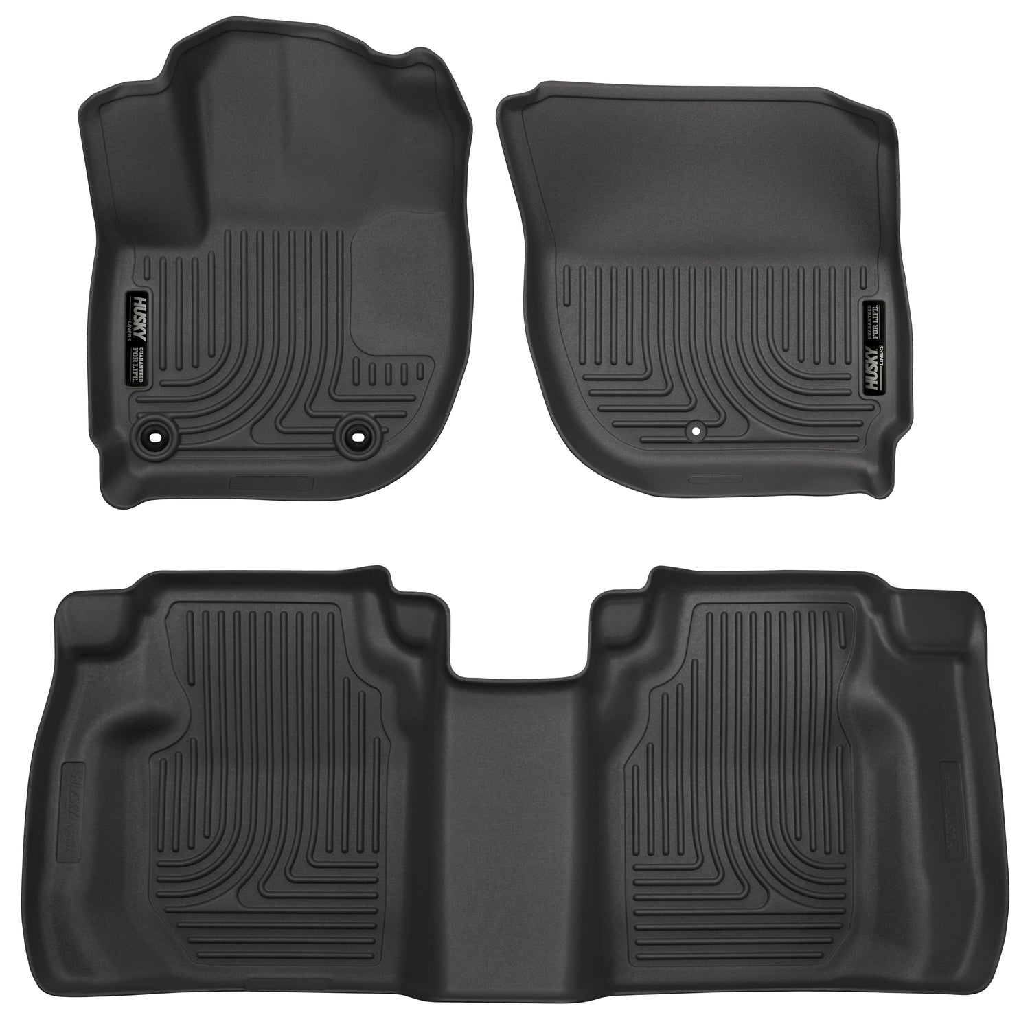 Weatherbeater Front & 2nd Seat Floor Liners For 2015-2020 Fit Husky Liners
