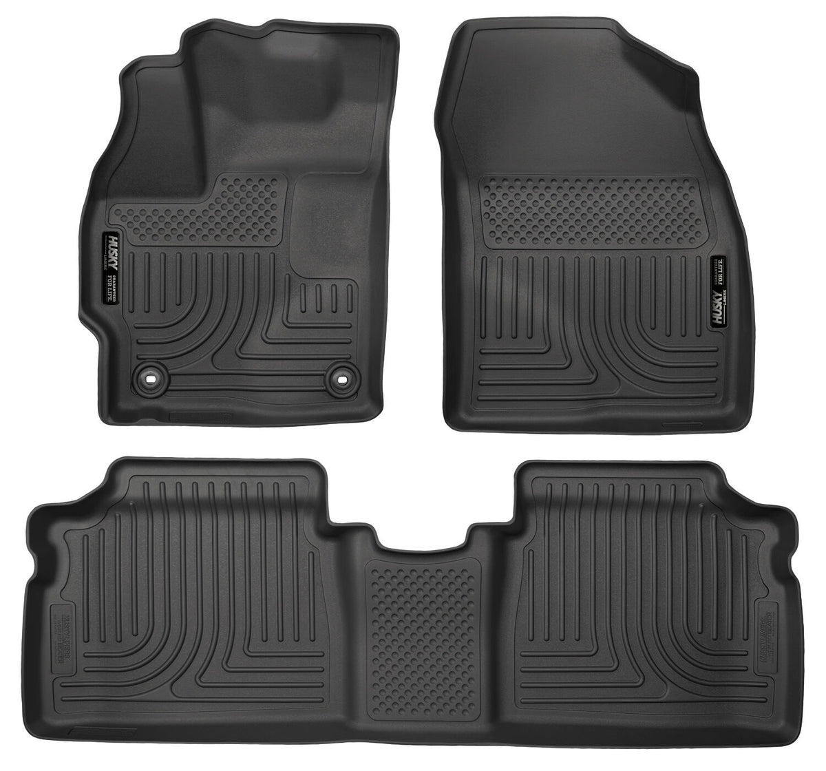 Weatherbeater Front & 2nd Seat Floor Liners For 2015 Prius Husky Liners