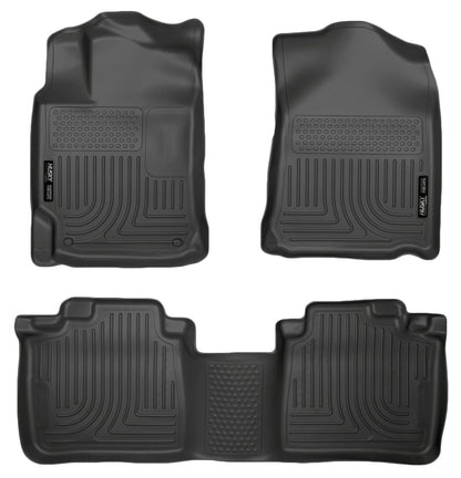 Weatherbeater Front & 2nd Seat Floor Liners For 2010-2015 RX350/RX450h Husky Liners