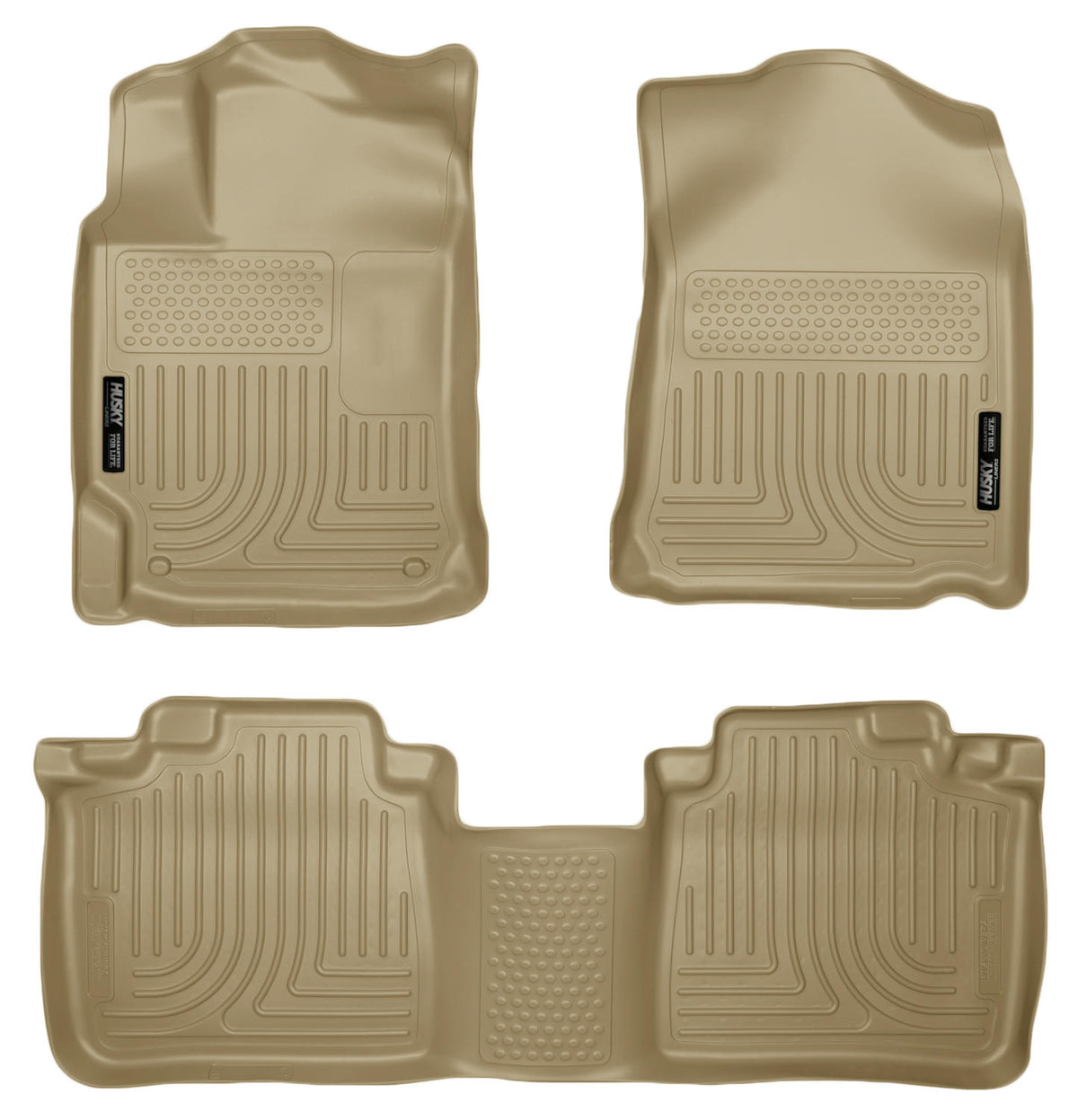 Weatherbeater Front & 2nd Seat Floor Liners For 2010-2015 RX350/RX450h Husky Liners