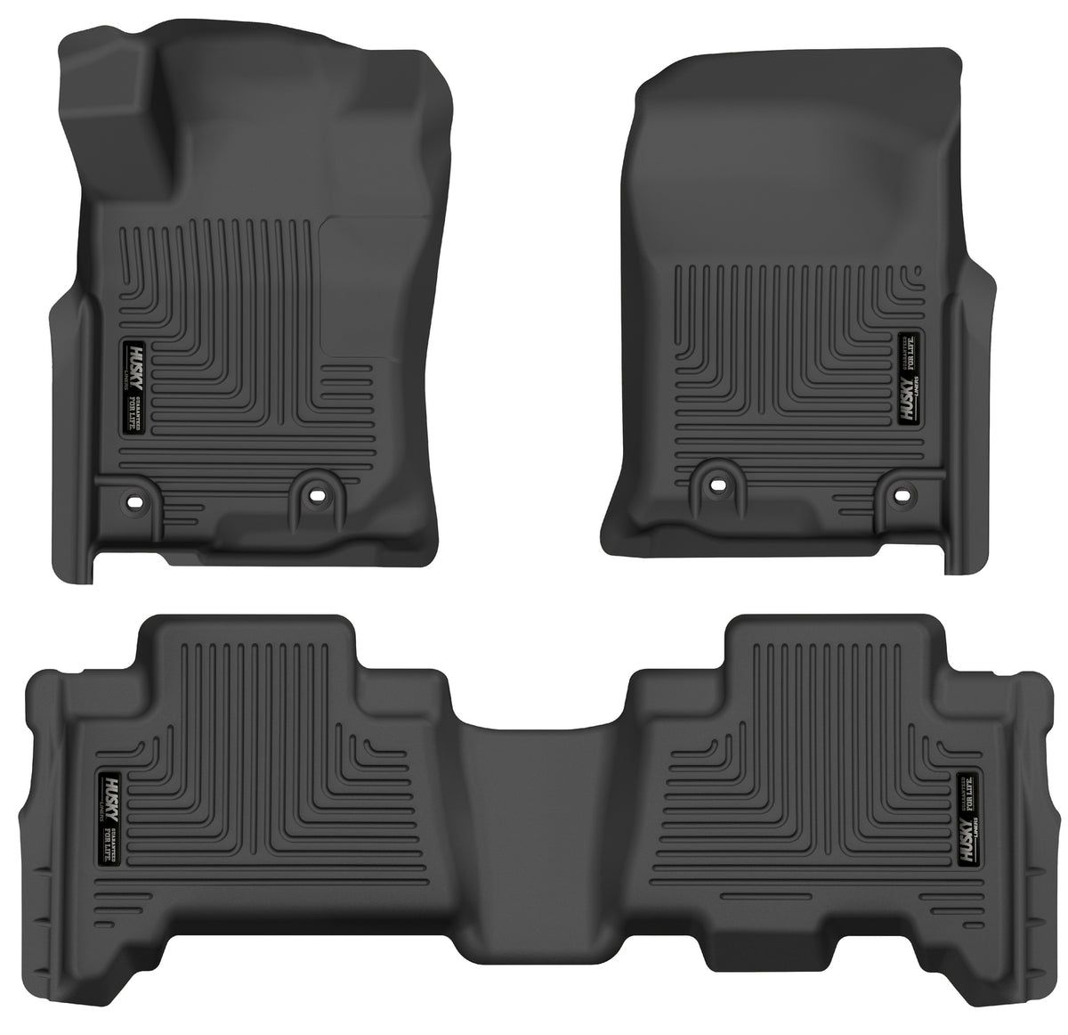 Weatherbeater Front & 2nd Seat Floor Liners For 2013-2024 4Runner/GX460 Husky Liners