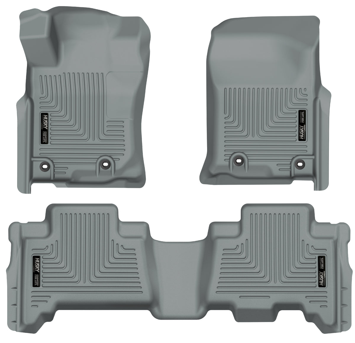 Weatherbeater Front & 2nd Seat Floor Liners For 2013-2024 4Runner/GX460 Husky Liners