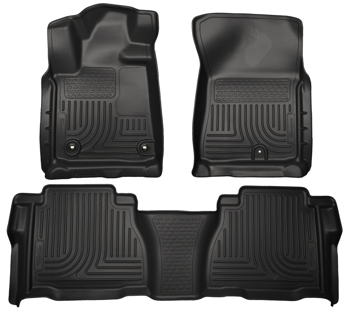 Weatherbeater Front & 2nd Seat Floor Liners (Footwell Coverage) For 2012-2013 Tundra Husky Liners