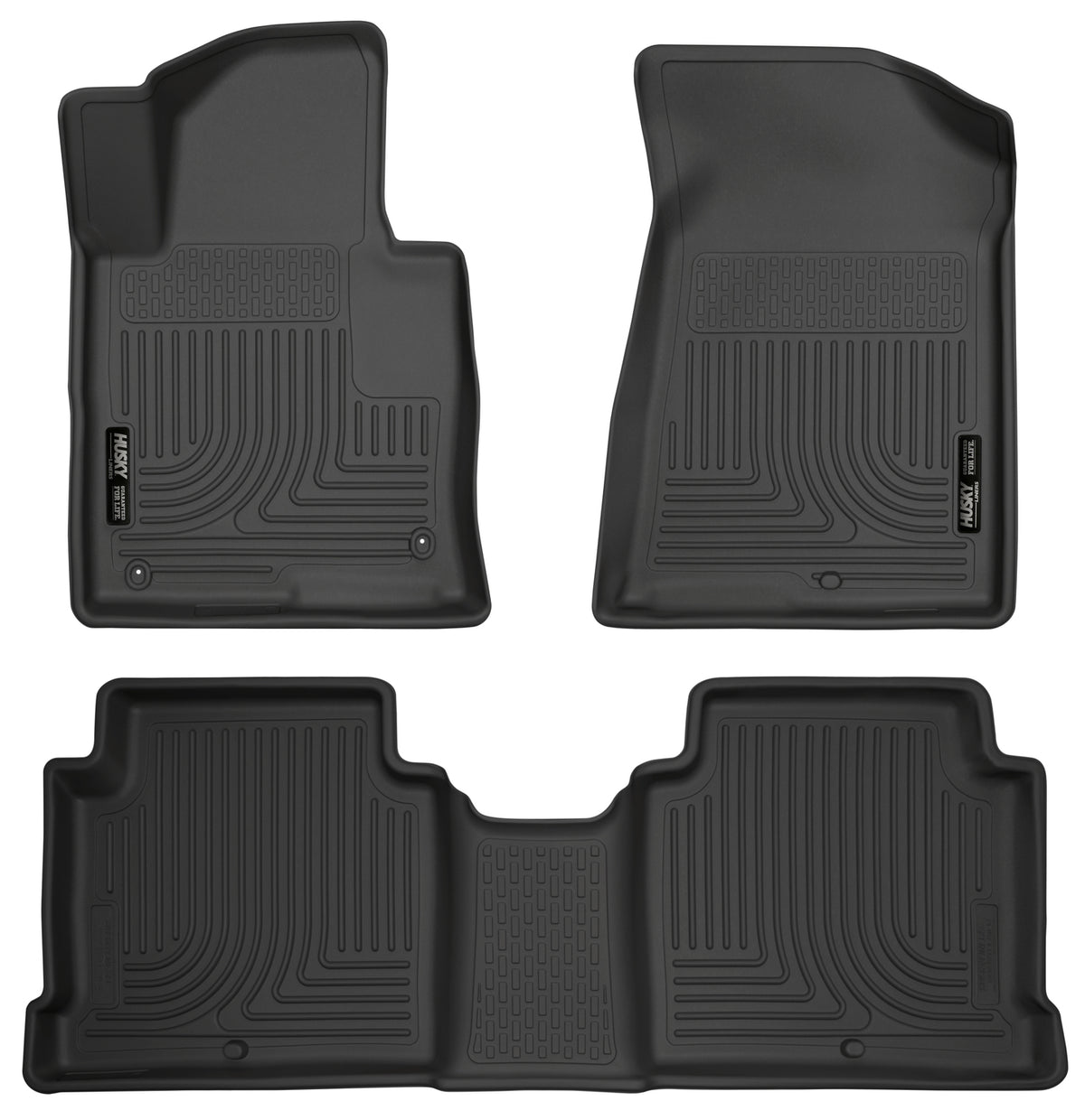 Weatherbeater Front & 2nd Seat Floor Liners For 2015-2020 Sonata/Optima Husky Liners