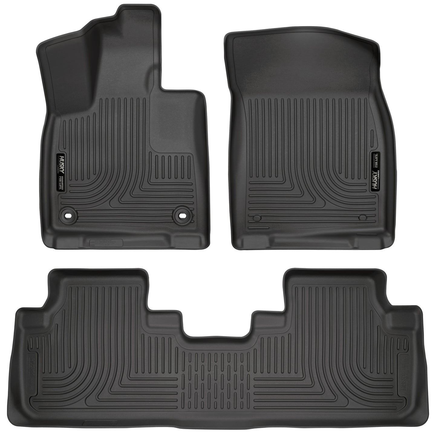 Weatherbeater Front & 2nd Seat Floor Liners For 2016-2022 RX350/RX450h/RX350L/RX450hL Husky Liners