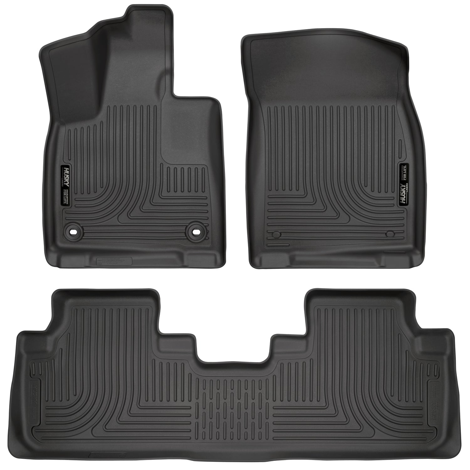 Weatherbeater Front & 2nd Seat Floor Liners For 2016-2022 RX350/RX450h/RX350L/RX450hL Husky Liners