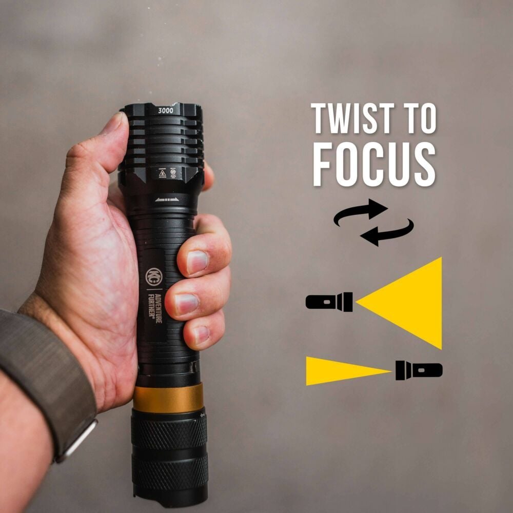Flex 3K Rechargeable Flash Light KC HiLiTES