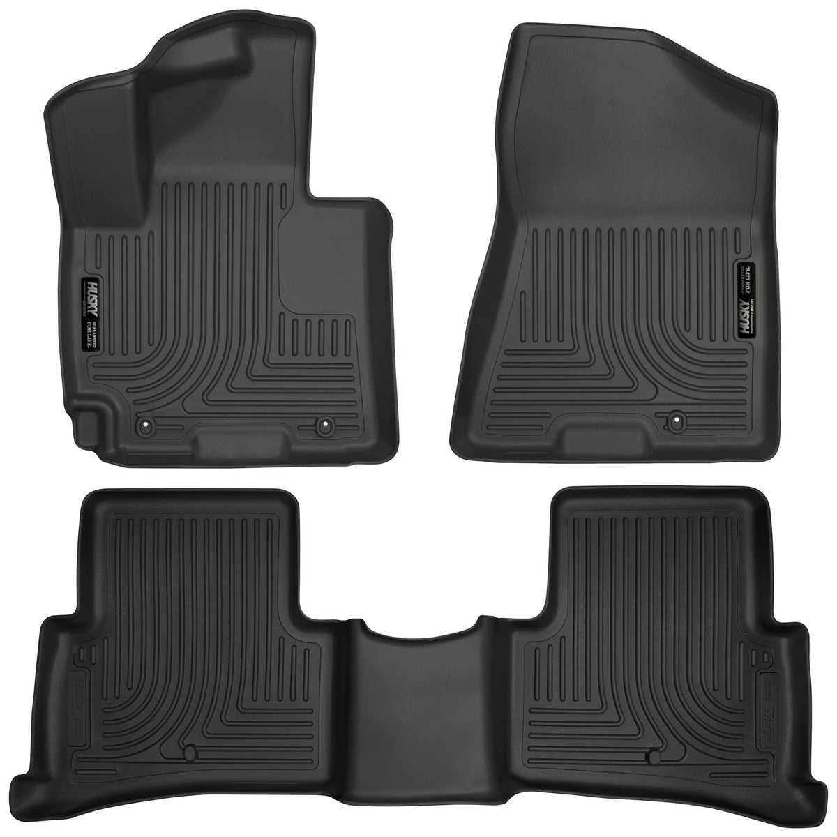 Weatherbeater Front & 2nd Seat Floor Liners For 2016-2018 Tucson Husky Liners
