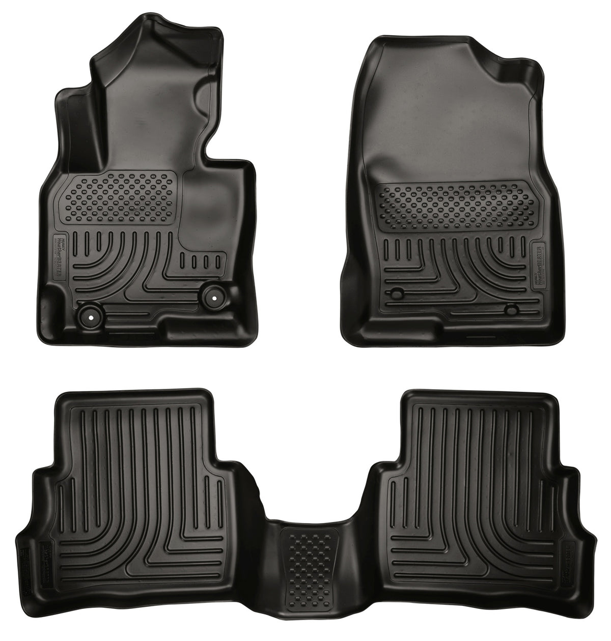 Weatherbeater Front & 2nd Seat Floor Liners For 2013-2016 CX-5 Husky Liners