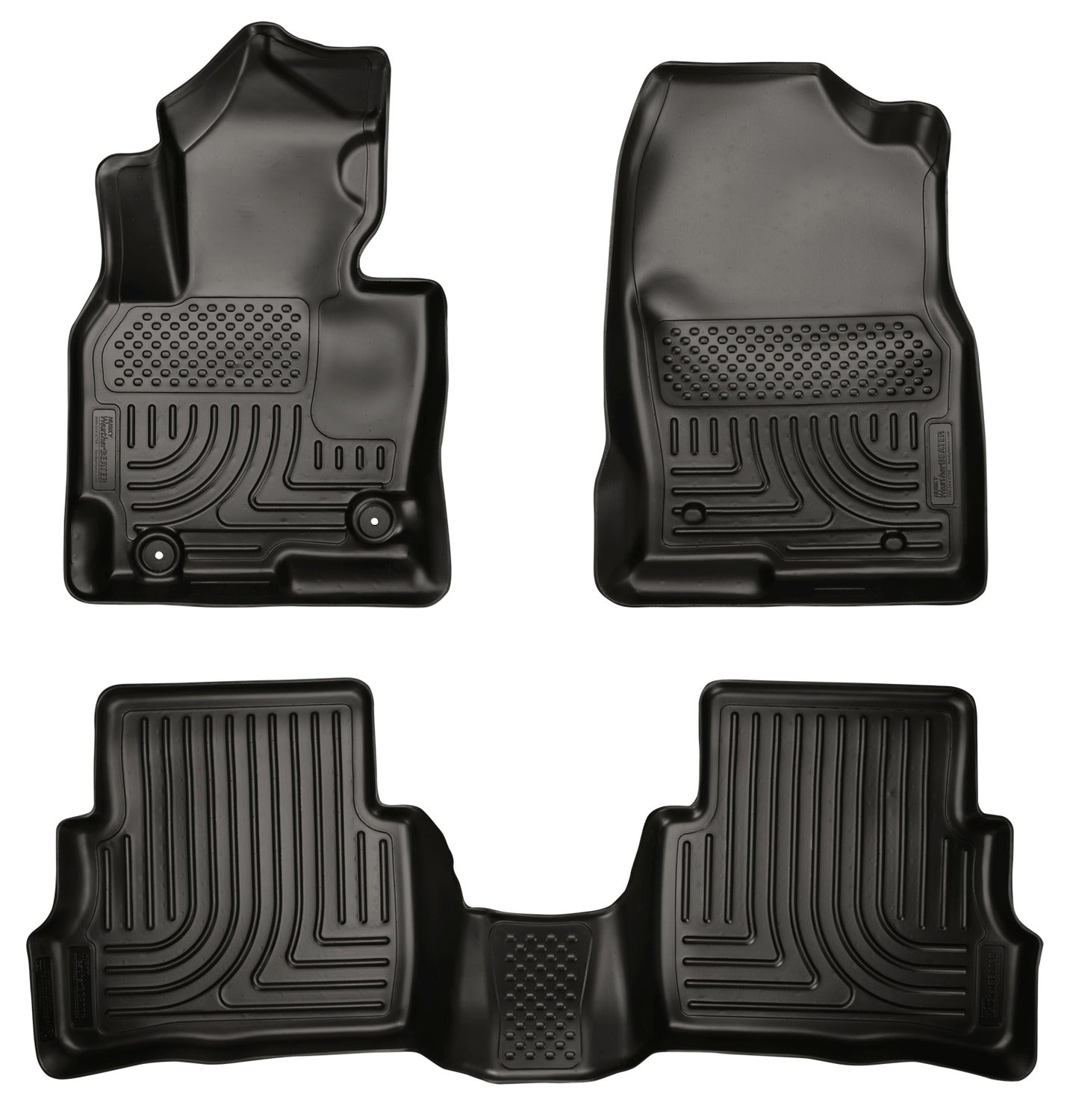 Weatherbeater Front & 2nd Seat Floor Liners For 2013-2016 CX-5 Husky Liners