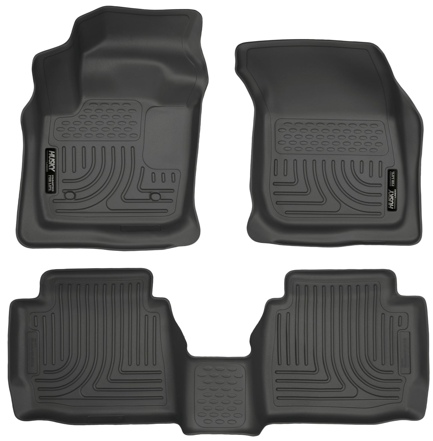 Weatherbeater Front & 2nd Seat Floor Liners For 2013-2016 Fusion/MKZ Husky Liners