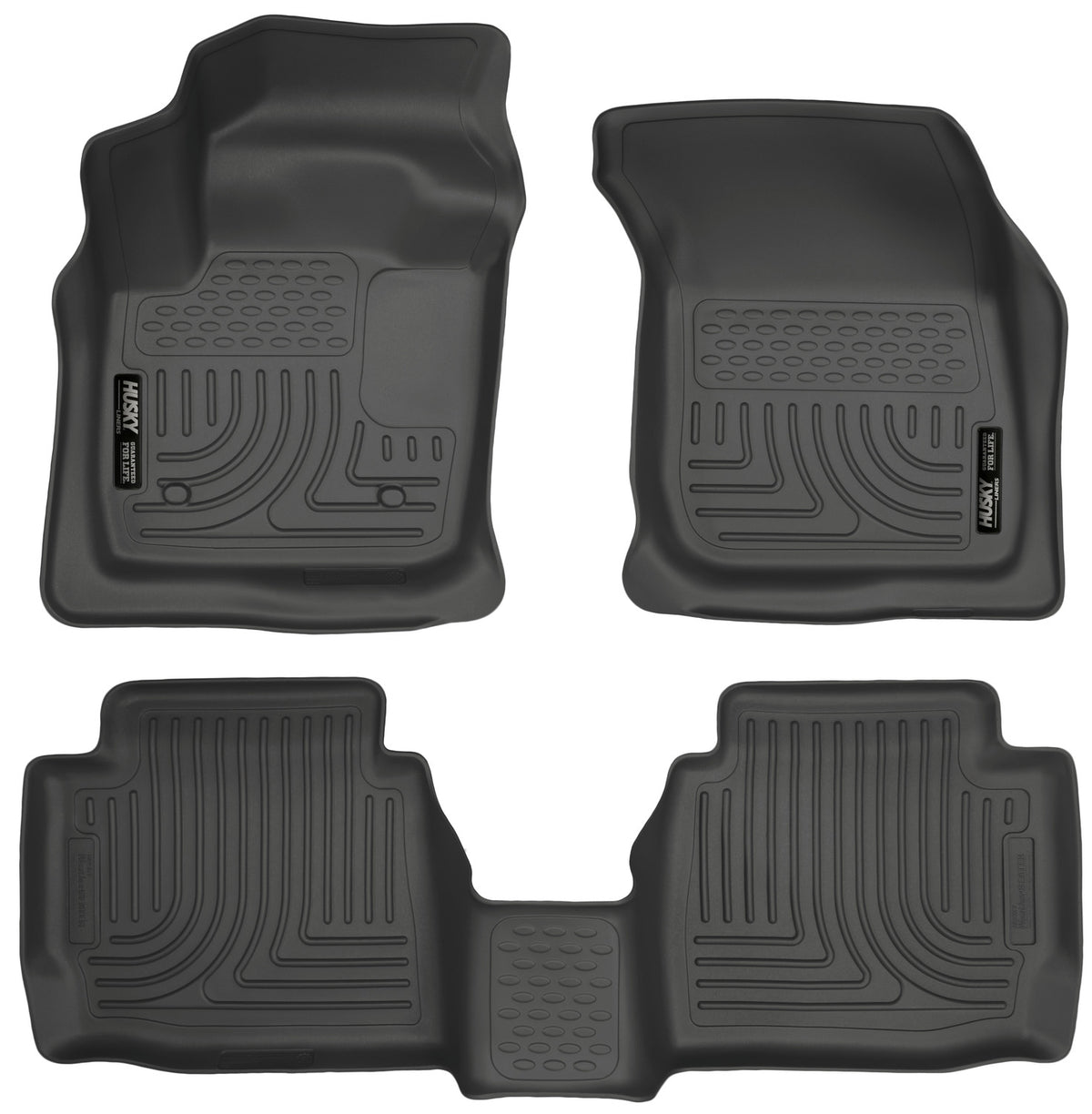Weatherbeater Front & 2nd Seat Floor Liners For 2013-2016 Fusion/MKZ Husky Liners