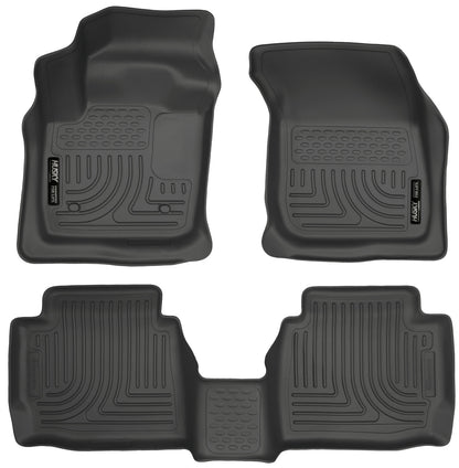 Weatherbeater Front & 2nd Seat Floor Liners For 2013-2016 Fusion/MKZ Husky Liners