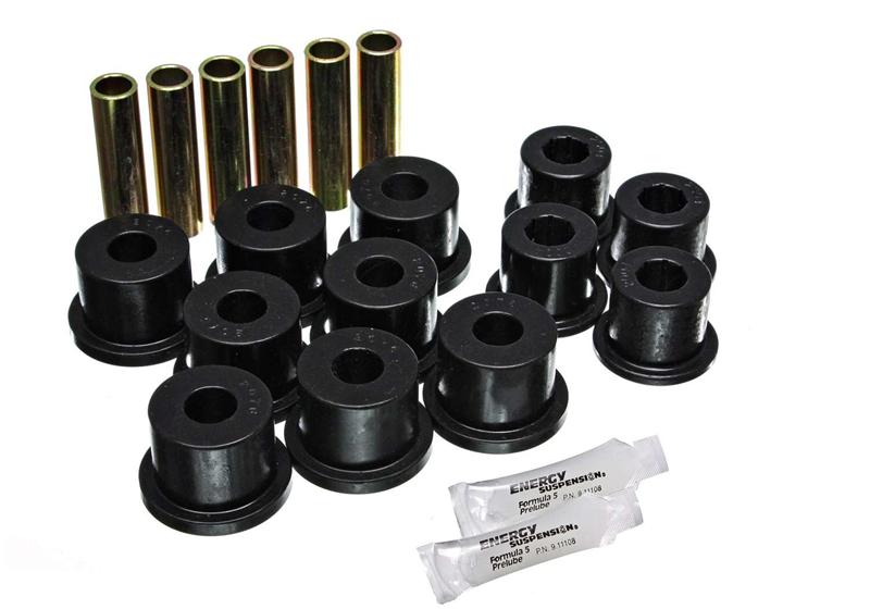 Energy Suspension GM Rear Spring & Shackle - Black