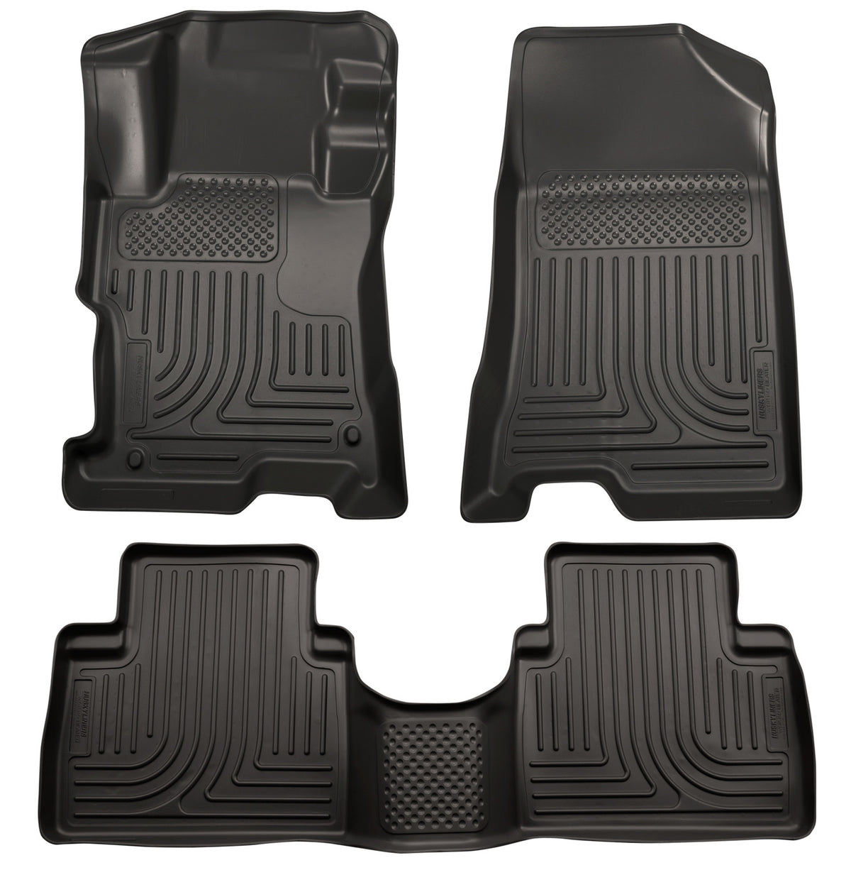 Weatherbeater Front & 2nd Seat Floor Liners For 2014-2015 Sorento Husky Liners