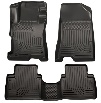 Weatherbeater Front & 2nd Seat Floor Liners For 2014-2015 Sorento Husky Liners