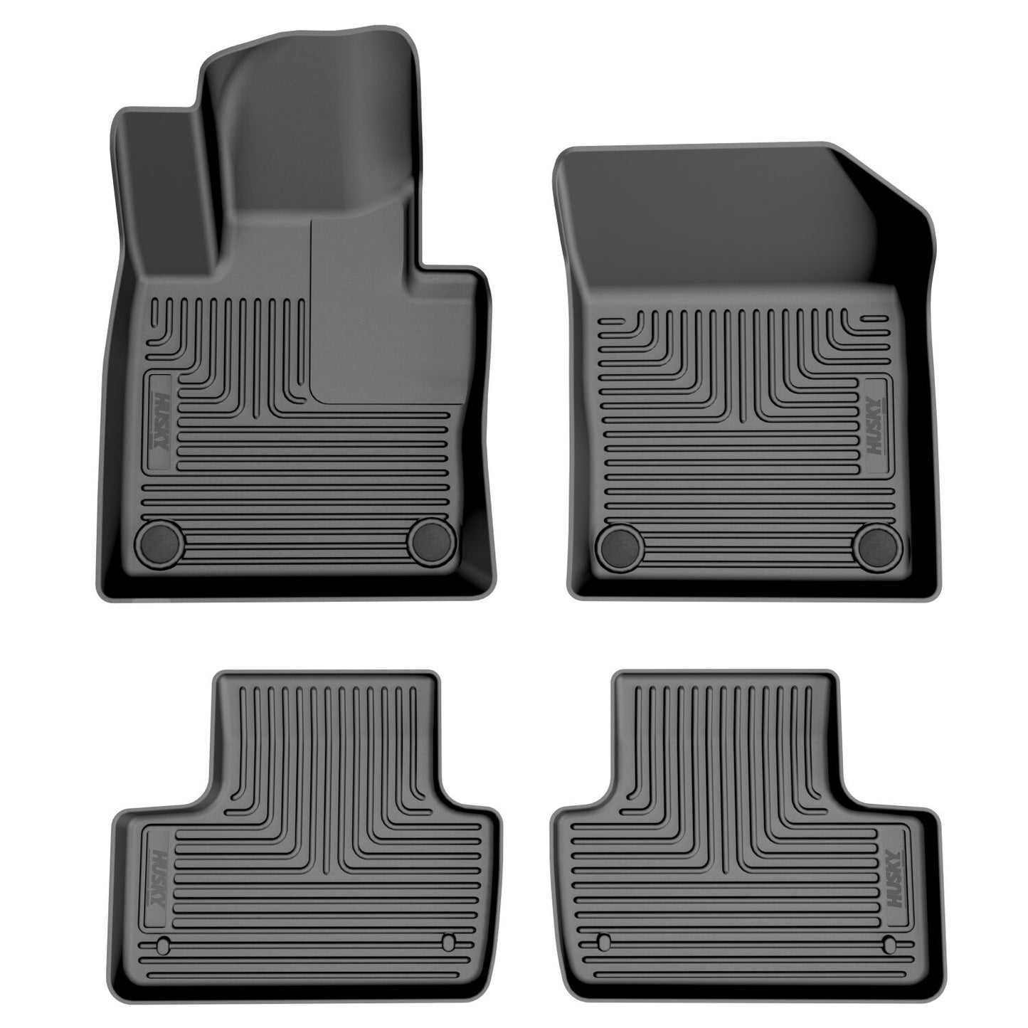 Weatherbeater Front & 2nd Seat Floor Liners For 2018-2025 XC60 Husky Liners