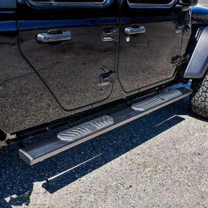 Westin 2020-2026 Jeep Gladiator R5 Nerf Step Bars - Textured Black