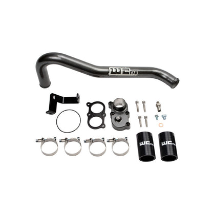 Wehrli 06-10 GM Duramax LBZ/LMM Thermostat Housing Kit - Bronze Chrome