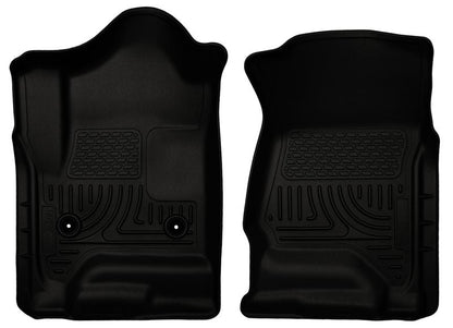 Husky Liners 14 Chevrolet Silverado 1500/GMC Sierra 1500 WeatherBeater Black Front Floor Liners