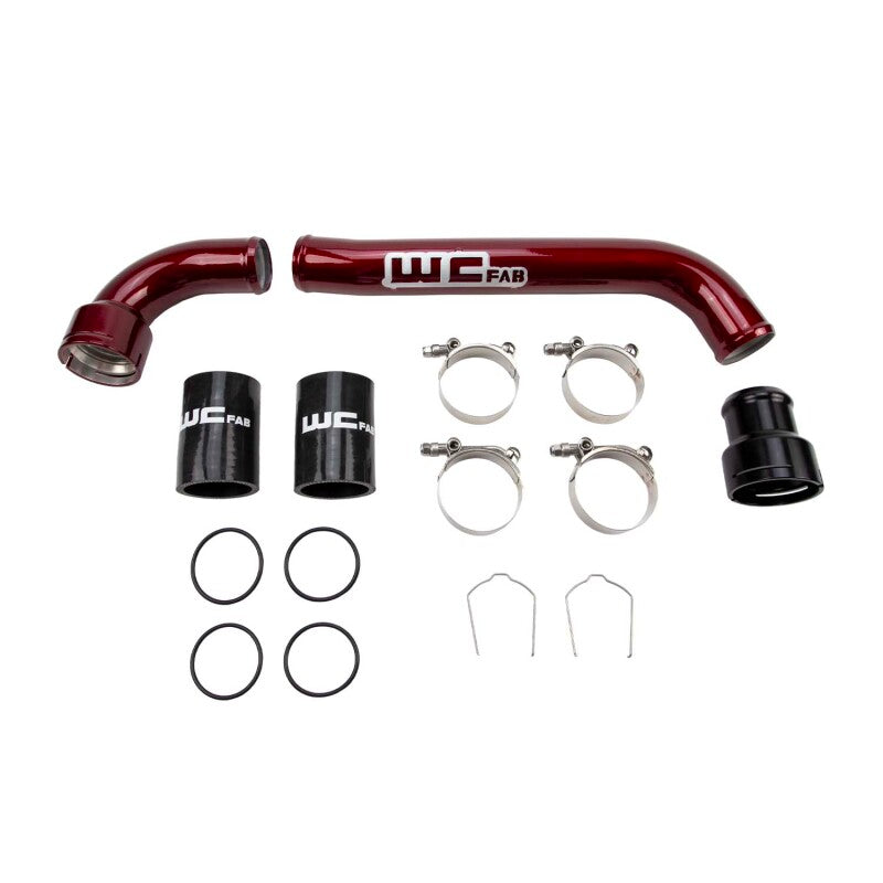 Wehrli 17-25 Ford Power Stroke 6.7L Upper Coolant Pipe Kit - Brizzle Blue