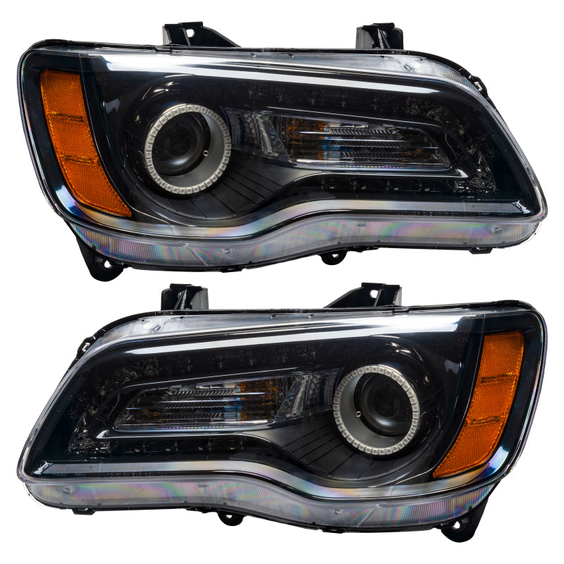 Oracle 11-14 Chrysler 300C SMD HL - Black - NON HID - UV/Purple