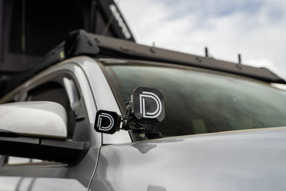 Diode Dynamics 16-21 Toyota Tacoma Stage Series 2in LED Ditch Light Kit - Sport Yellow Combo