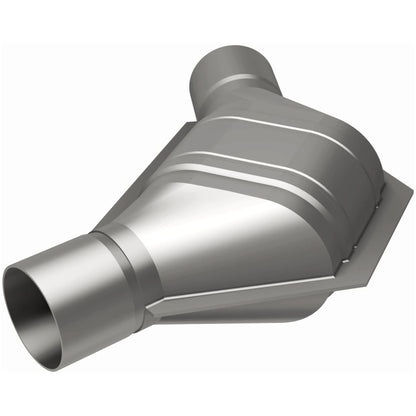 MagnaFlow Universal Catalytic Converter 2 inch Angled O/O PC2 Front