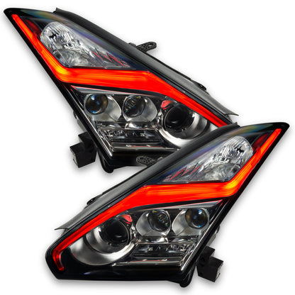 Oracle 15-21 Nissan GT-R RGB+W Lightning Bolt Headlight DRL Kit w/ BC1 Controller