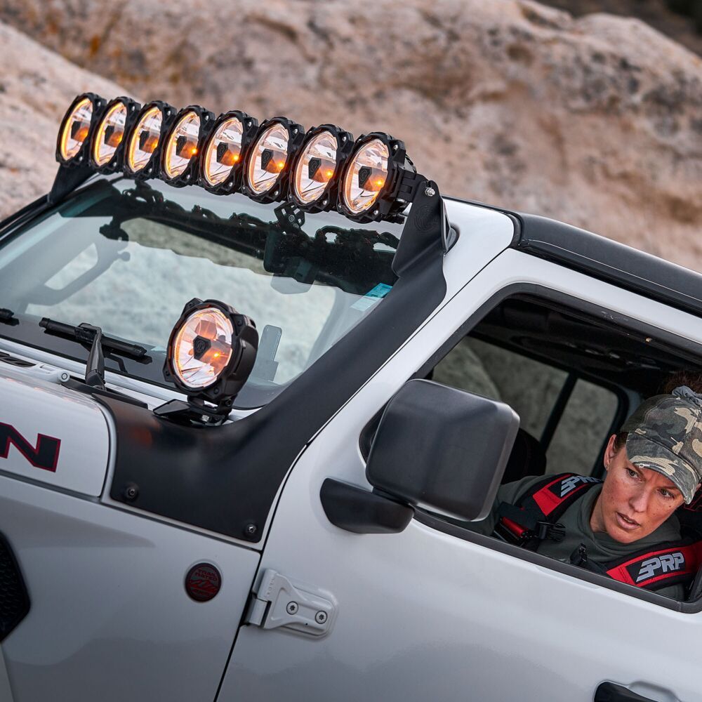 Gravity Titan Overhead 50 Inch Light Bar 2018-2026 Jeep Wrangler JL/Gladiator KC HiLiTES