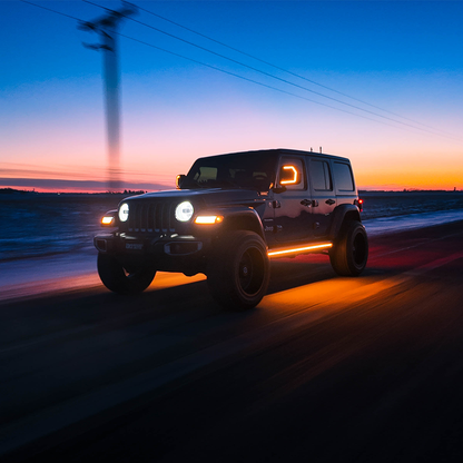 Lumastep M2 Powered Light Up Running Boards | 2018-2026 Jeep Wrangler JLU