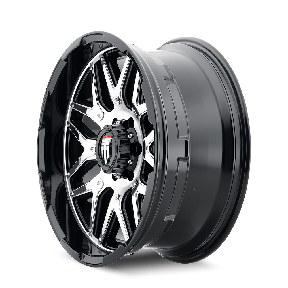 Grind AT151 Gloss Black Machined 20X9 Off Road Wheels American Truxx