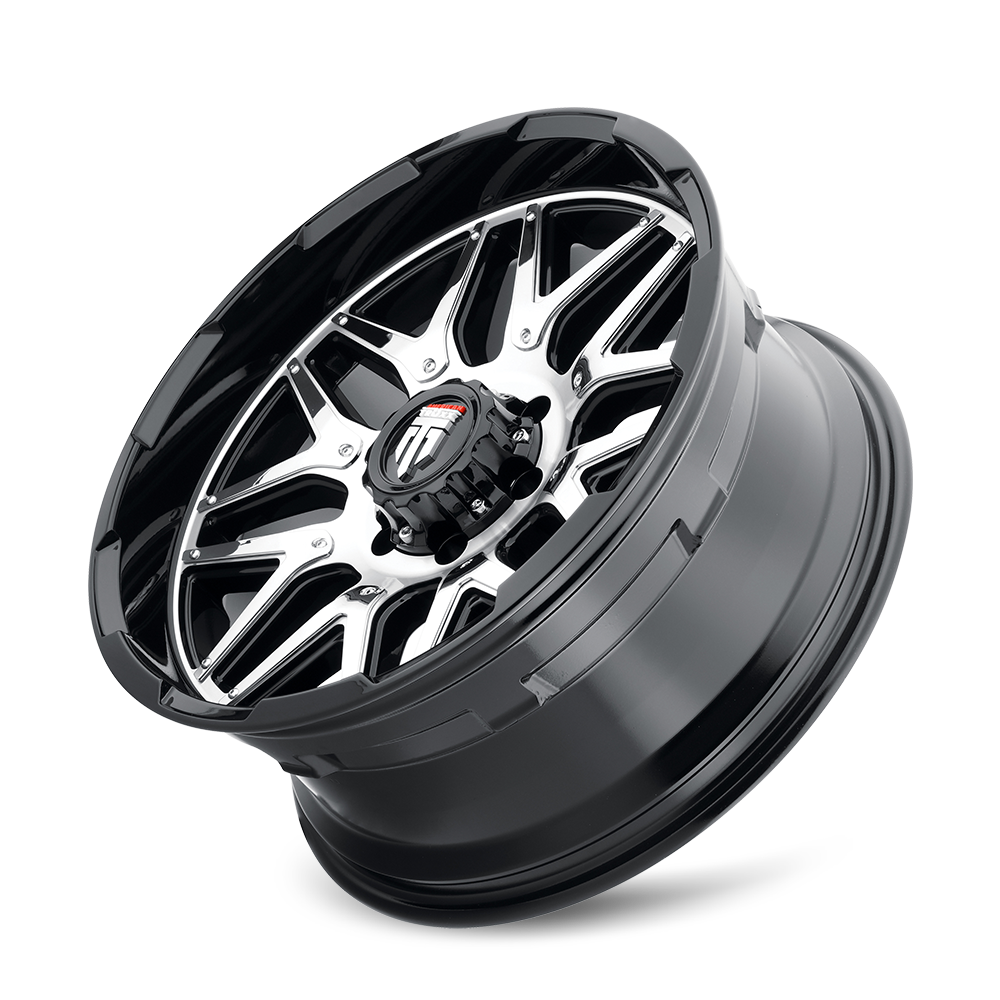 Grind AT151 Gloss Black Machined 20X9 Off Road Wheels American Truxx