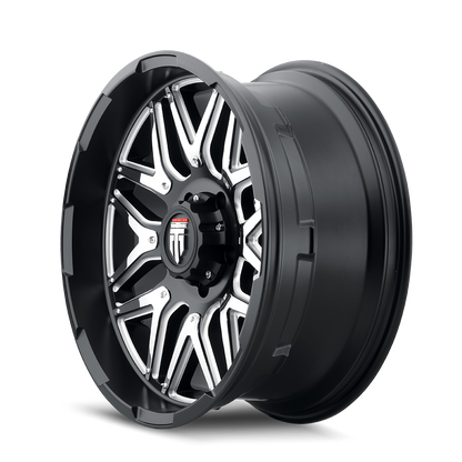 Grind AT151 Matte Black Milled 20X9 Off Road Wheels American Truxx