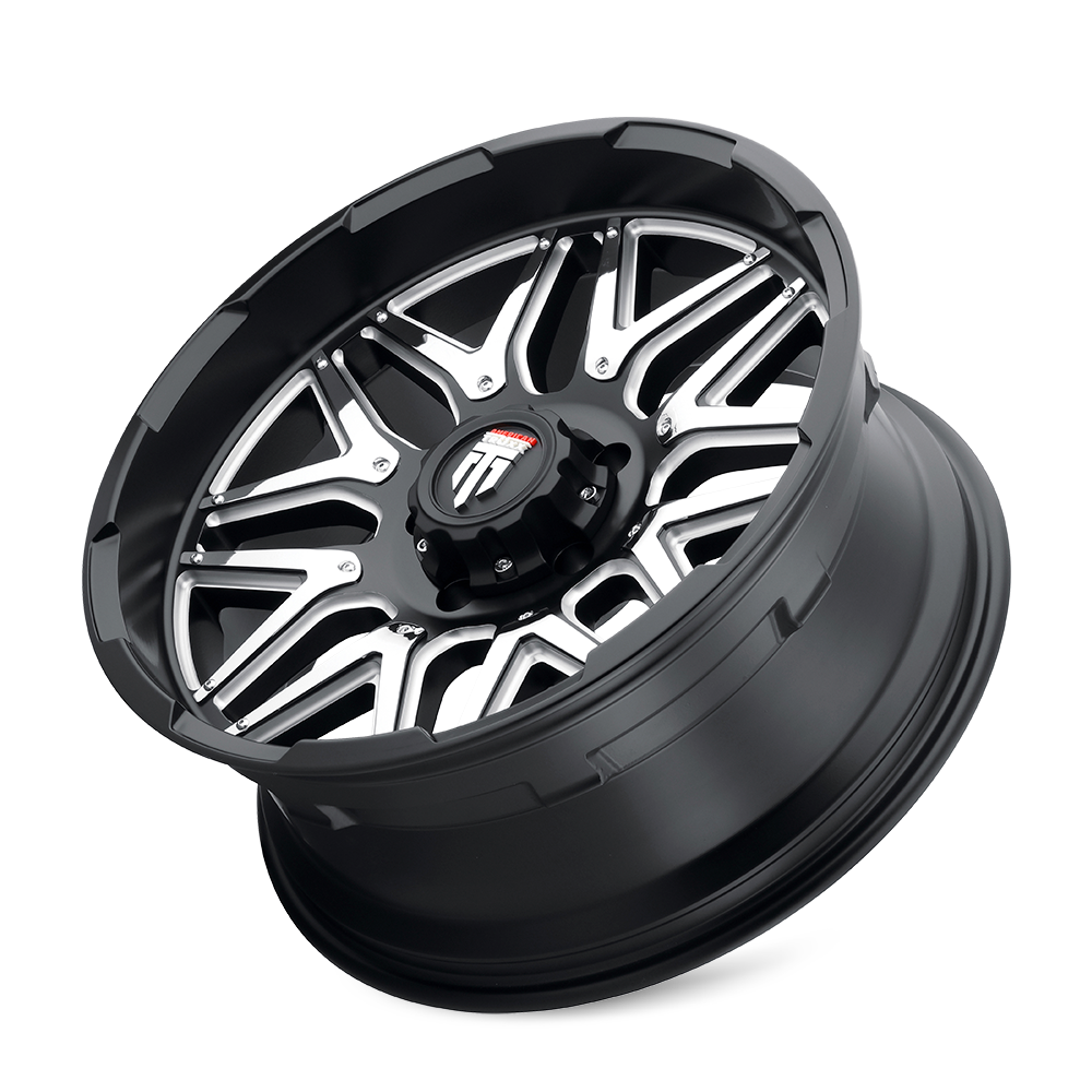 Grind AT151 Matte Black Milled 20X9 Off Road Wheels American Truxx