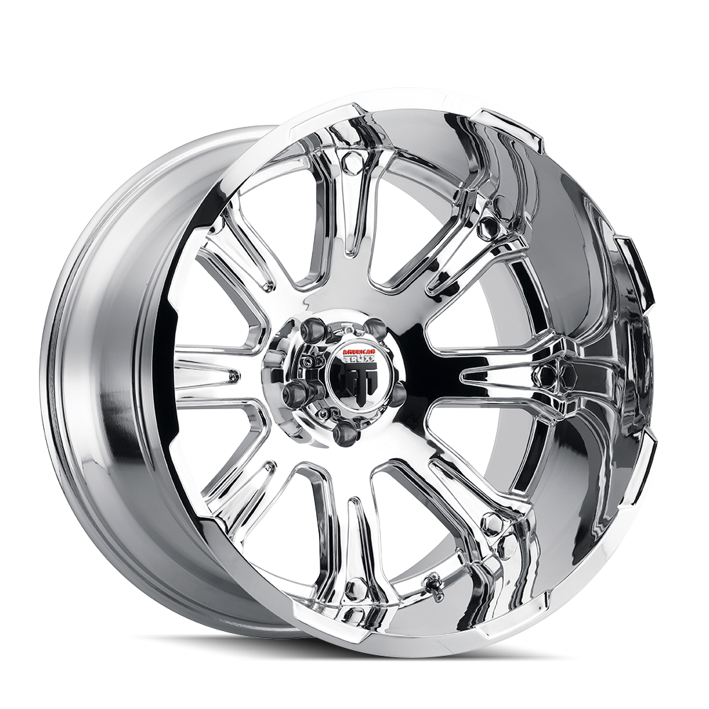 Bomb AT154 Chrome 22X14 Off Road Wheels American Truxx