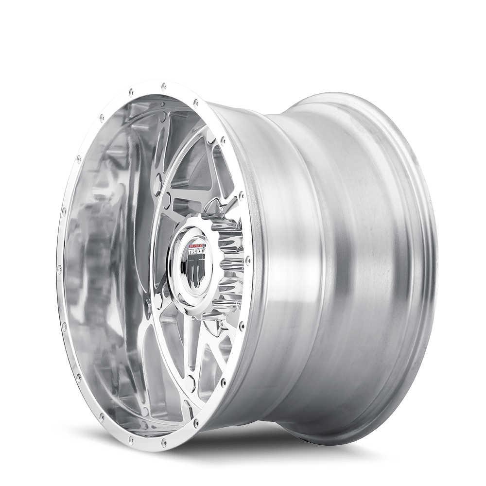 Warrior AT165 Polished 20X10 5-127/5-139.7 -24MM 78.1MM Off Road Wheels American Truxx
