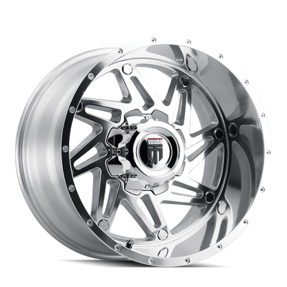 Warrior AT165 Polished 22X14 Off Road Wheels American Truxx