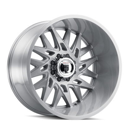 DNA AT184 Brushed Milled 22X12 Off Road Wheels American Truxx