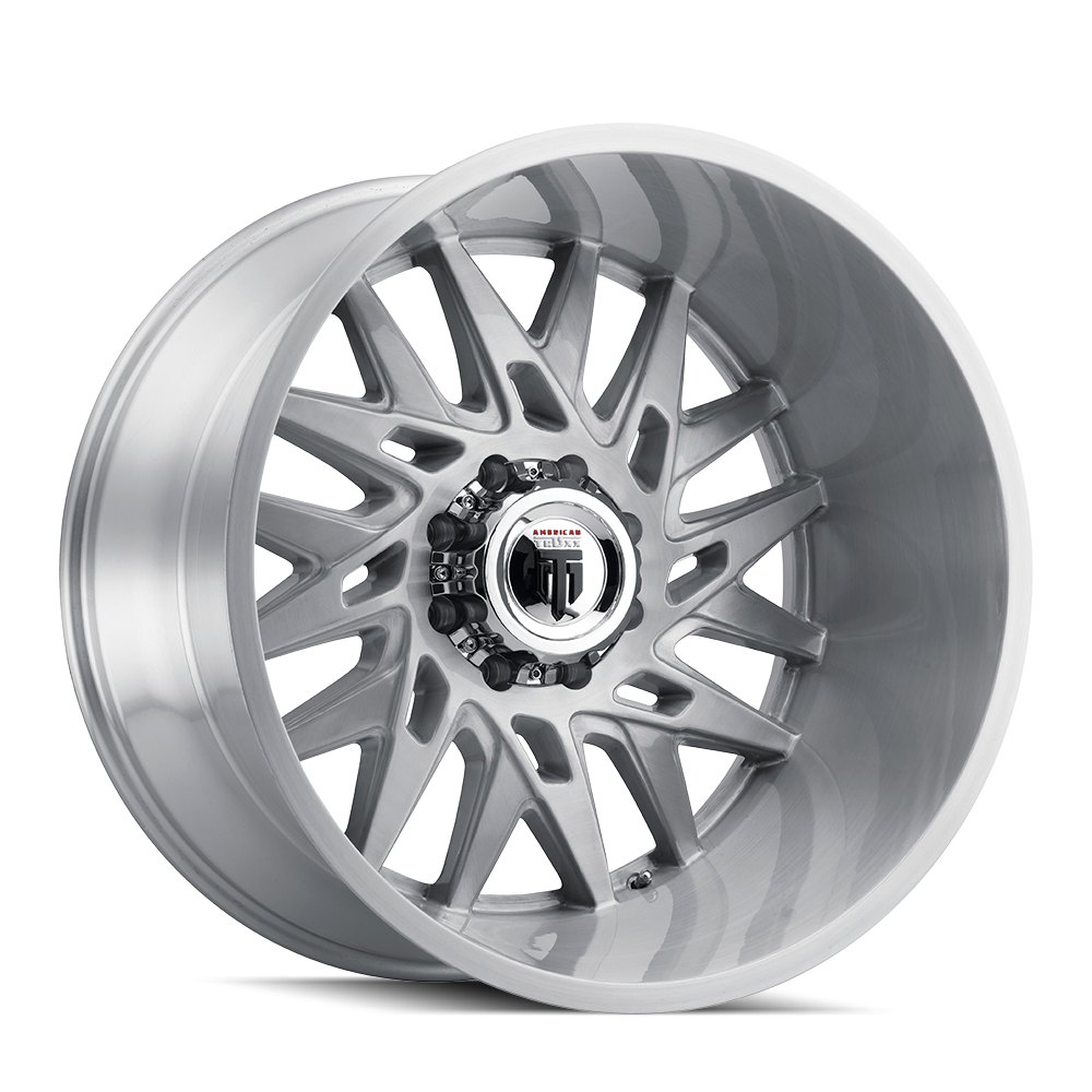 DNA AT184 Brushed Milled 24X14 Off Road Wheels American Truxx