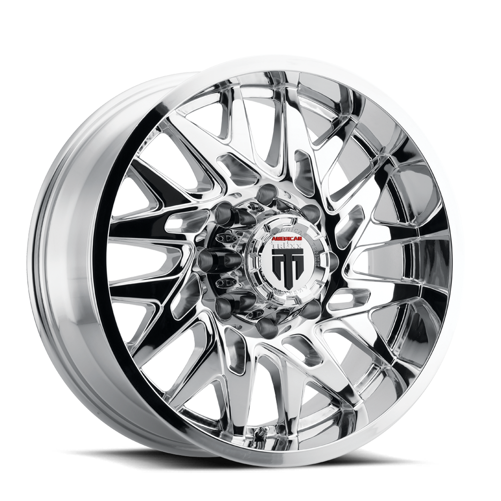 DNA AT184 Chrome 20X9 Off Road Wheels American Truxx