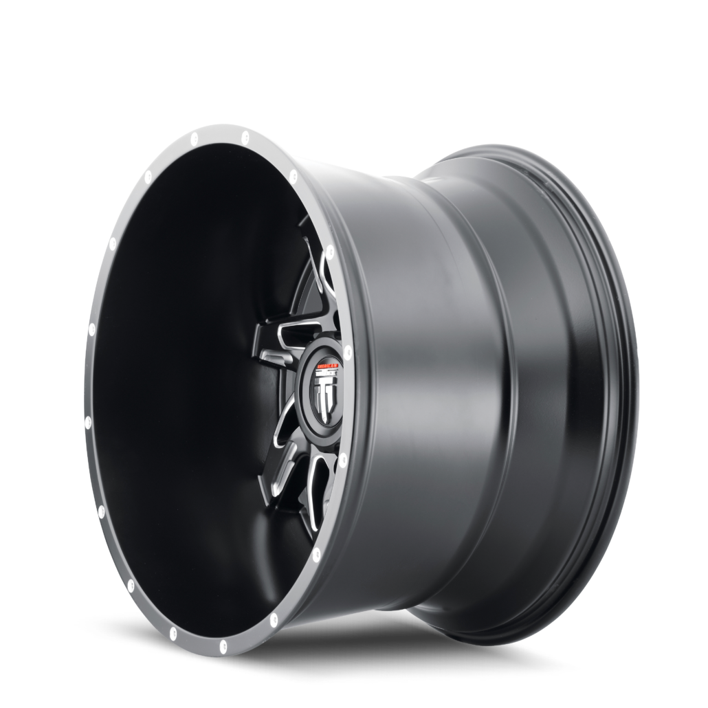 Lonestar AT185 Satin Black Milled 20X10 Off Road Wheels American Truxx