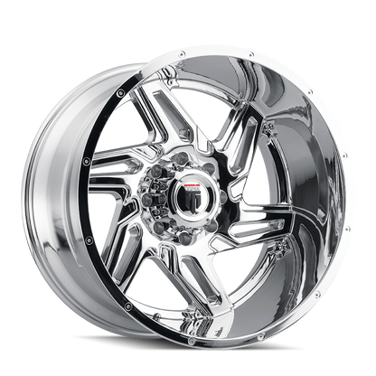 Spurs AT186 Chrome 22X12 Off Road Wheels American Truxx
