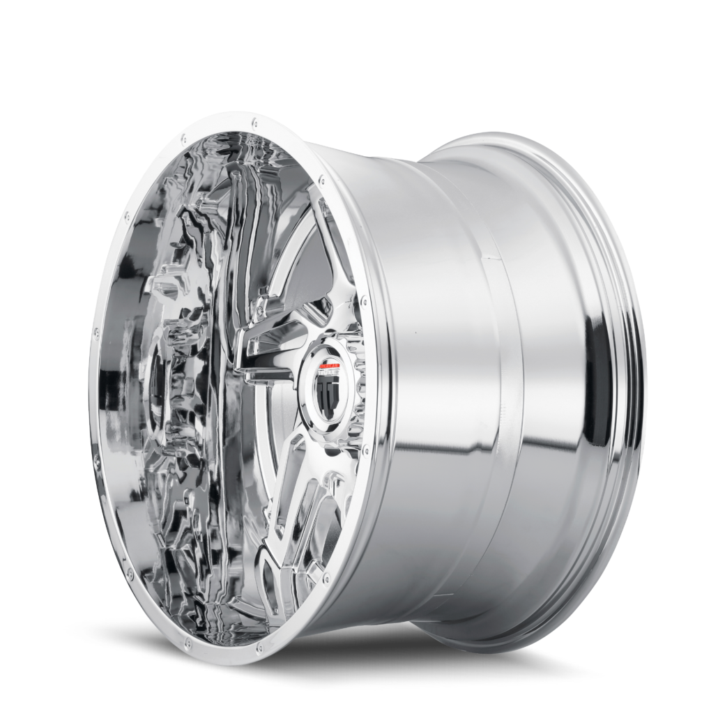 Spurs AT186 Chrome 22X12 Off Road Wheels American Truxx