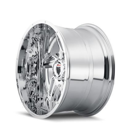 Spurs AT186 Chrome 22X12 Off Road Wheels American Truxx